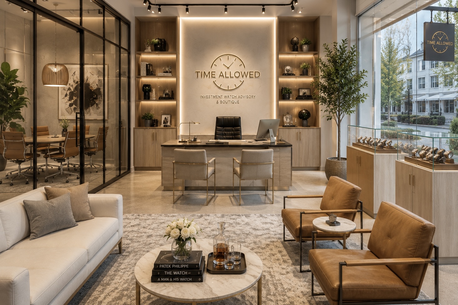 The boutique interior